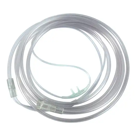 Livingstone Twin Nasal Oxygen Cannula, Soft Tip, Infant, 2 Metres Oxygen Tube or Tubing, White, Each x237