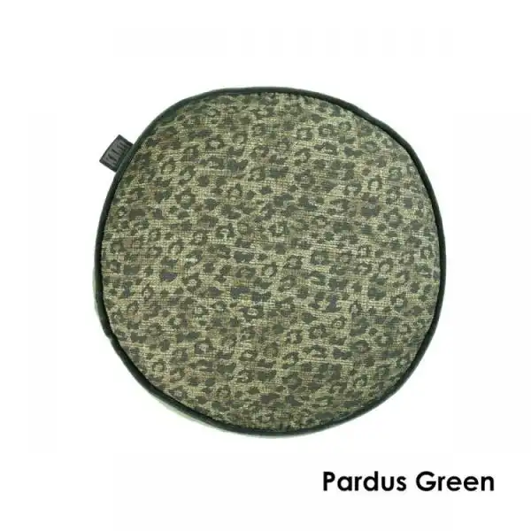Pardus Green (Round) Cotton Cushions by Bedding House
