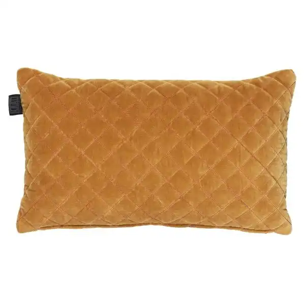 Equire Ochre Filled Cushion 30cm x 50cm Cotton Cushions by Bedding House