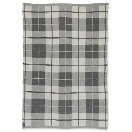 Alistair Wool Knitted Throw Rug by St Albans