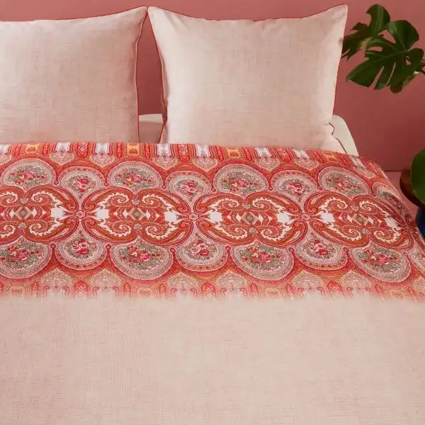 Oilily Line Flower Oilily Cotton Sateen Quilt Cover Sets by Bedding House