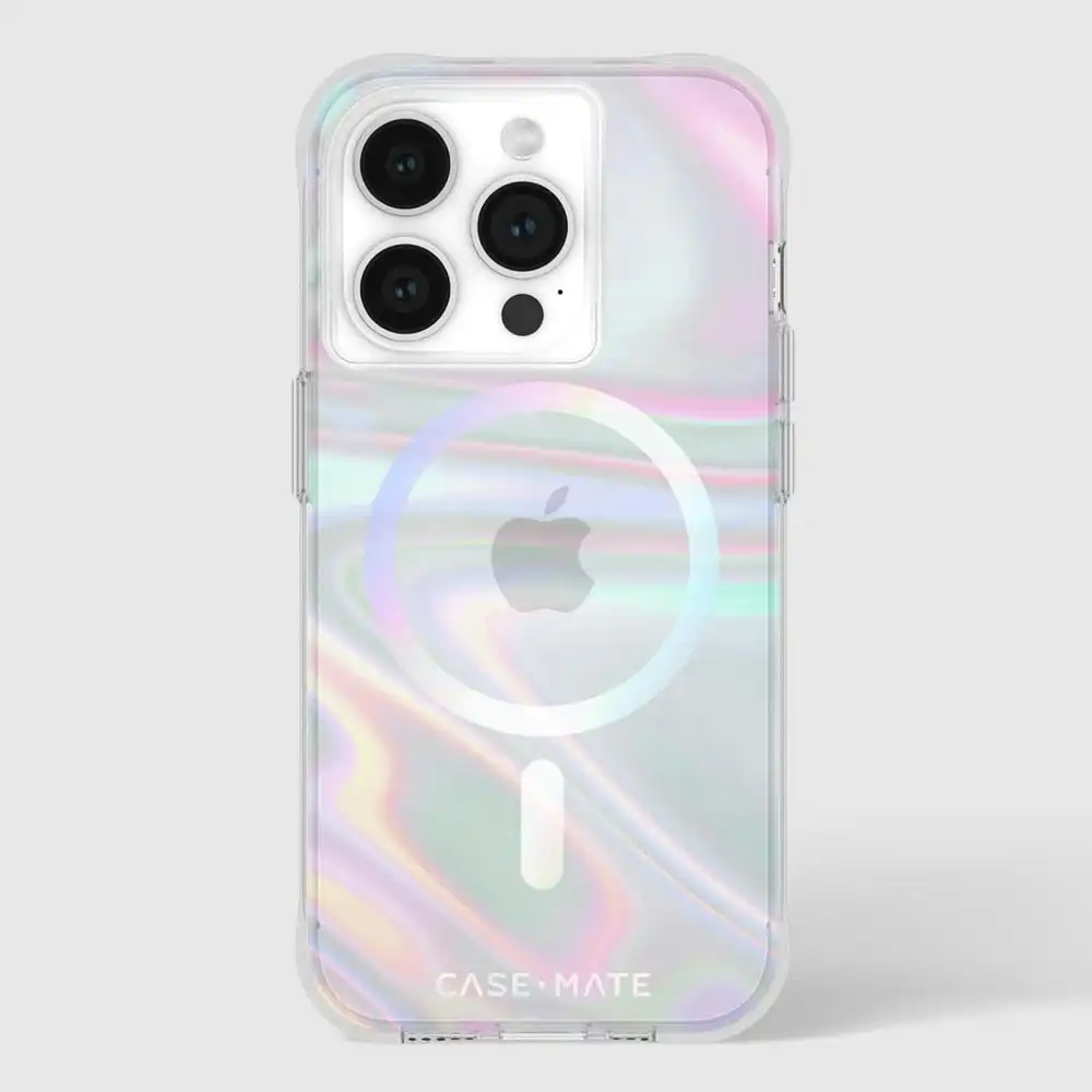 Case-Mate Soap Bubble Magsafe Case for Apple iPhone 15 Pro - Iridescent