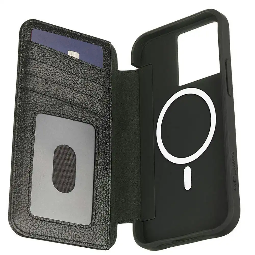 Case-Mate Wallet Folio MagSafe Case For iPhone 15 Pro - Black