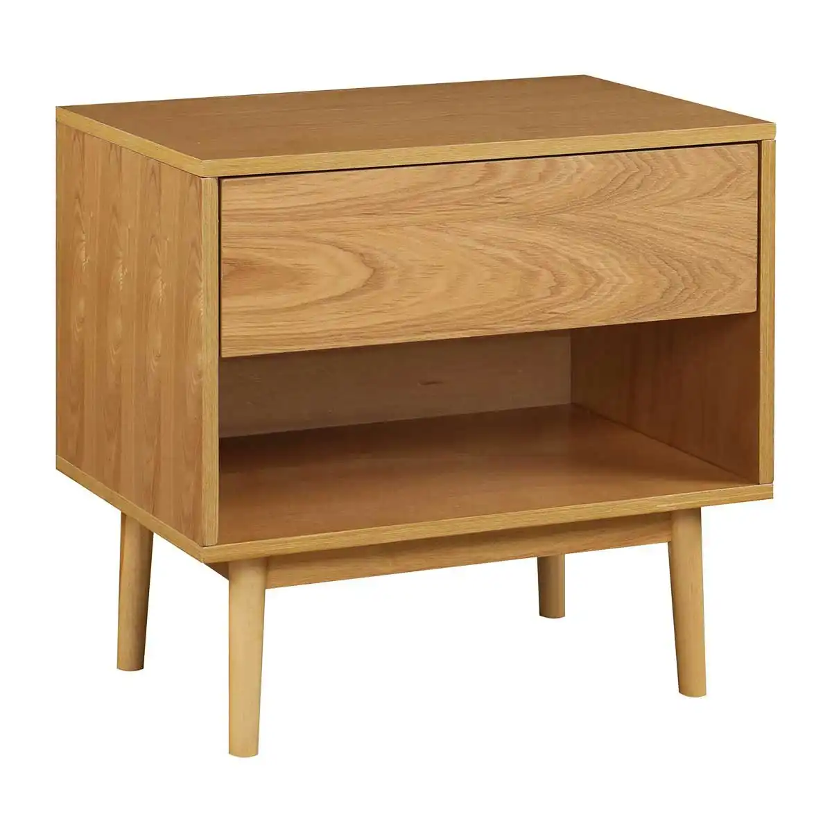 Milo Open Bedside Table (Oak)