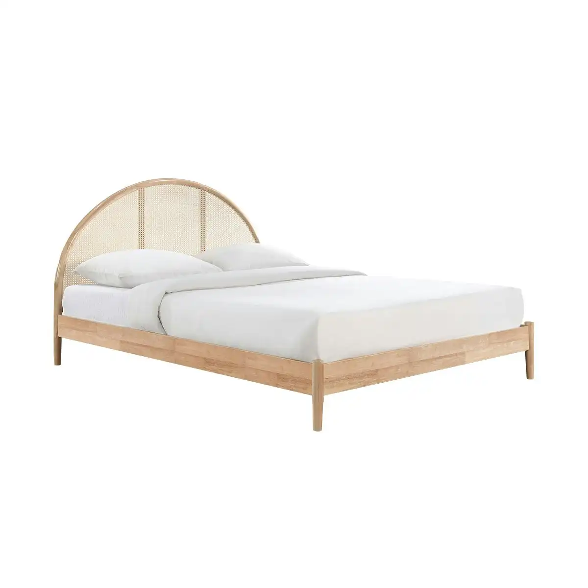 Avery Arch Rattan Double Bed (Natural)