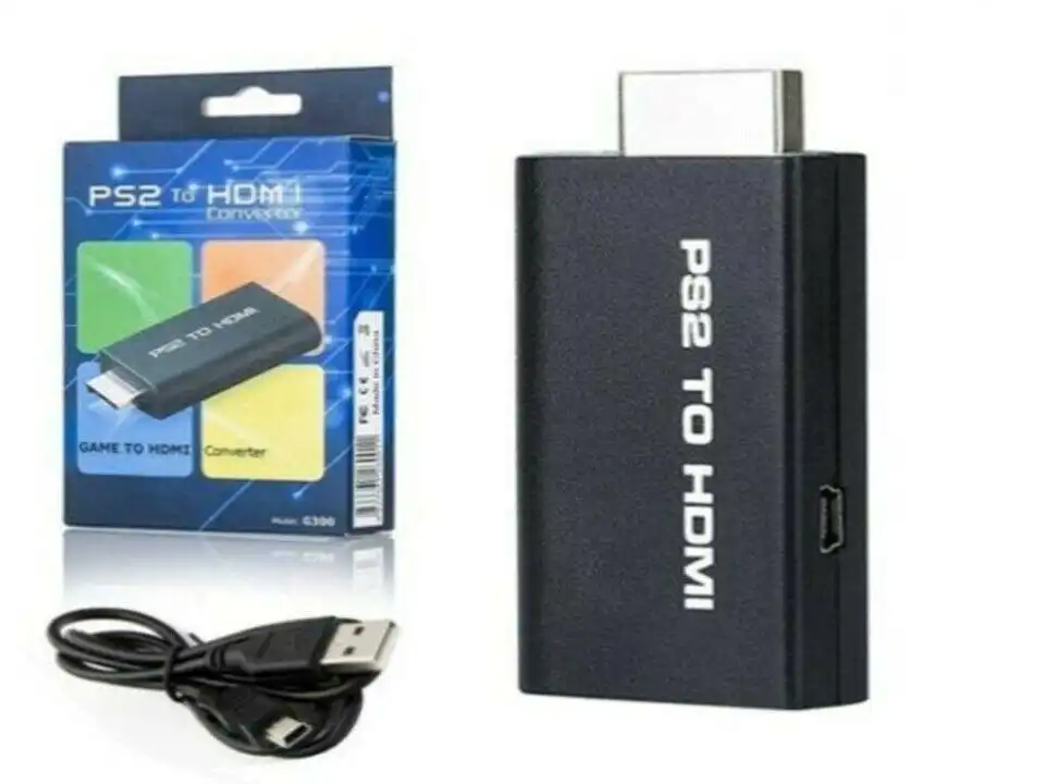 Video Converter Compatible for PS2 to HDMI Composite AV to HDMI Compatible