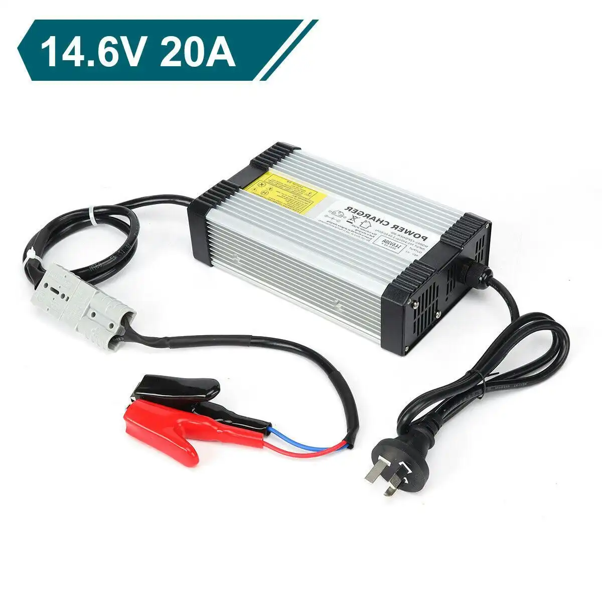 Lithium Battery Charger Lithium Iron For LiFePO4 12V 20A AC/DC 14.6V