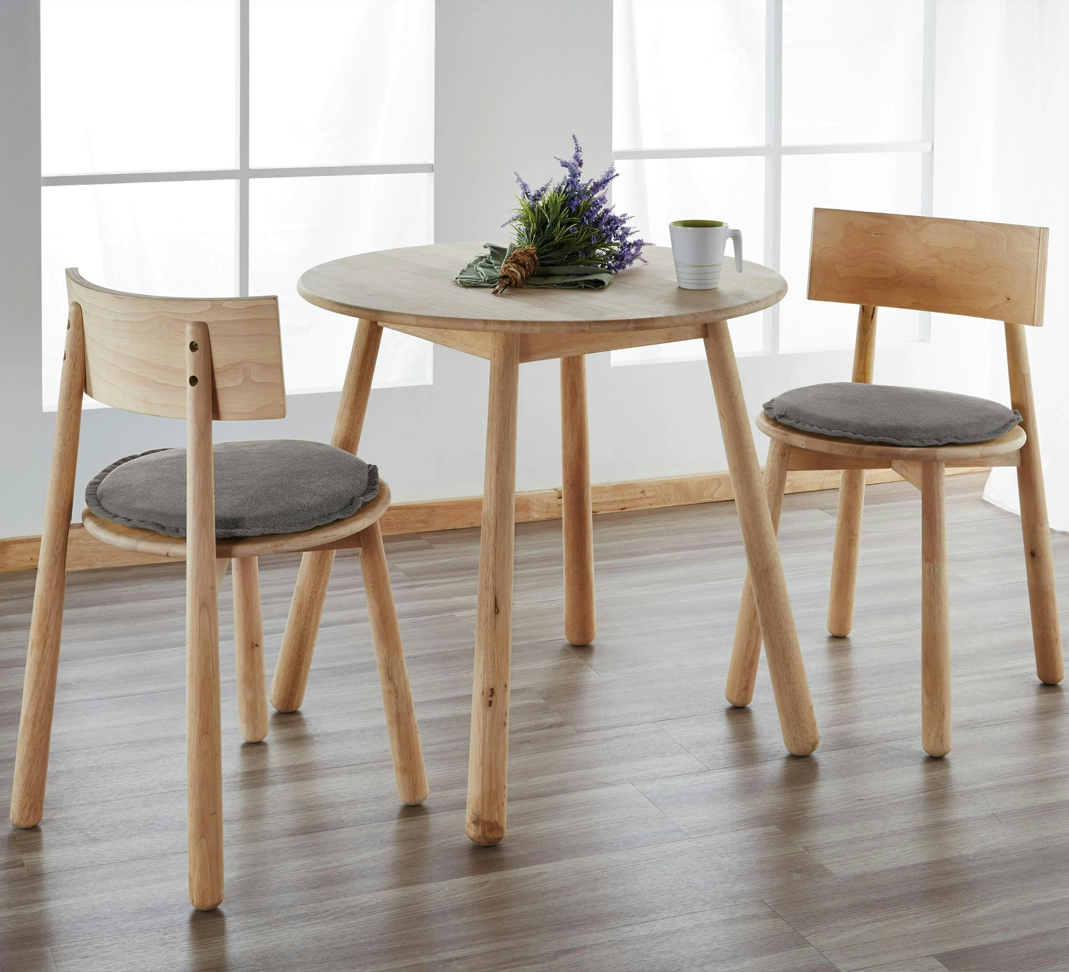 Baseball 3pc Round Table Dining Set