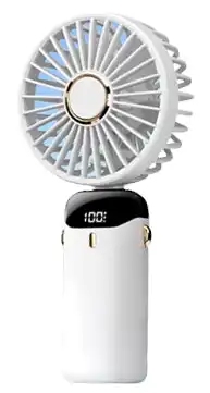 Koolmaxx Ultra 3 in 1 Rechargeable 5 Speed Fan White