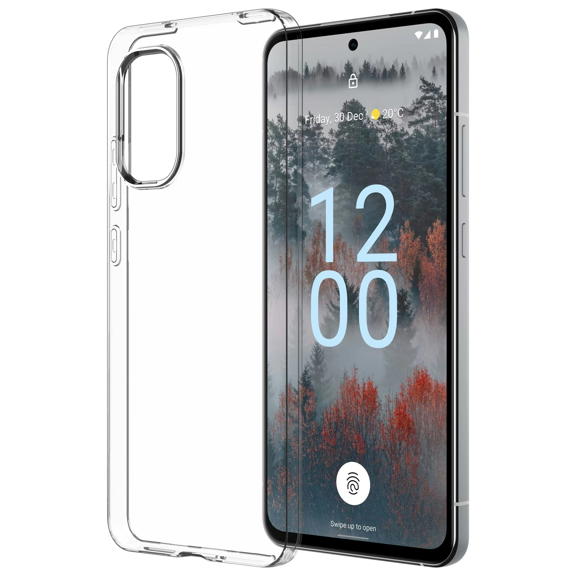 MEZON Nokia X30 5G Ultra Slim Crystal Clear Premium TPU Gel Back Case – Shock Absorption (Nokia X30 5G, Gel)