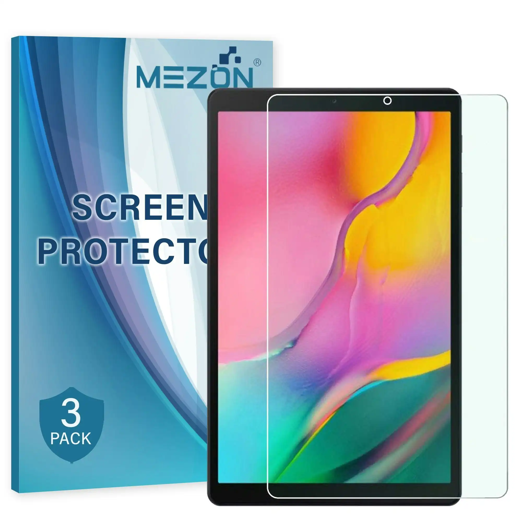 [3 Pack] MEZON Samsung Galaxy Tab A 10.1" 2019 Ultra Clear Film Screen Protector (SM-T510, T515, Clear)