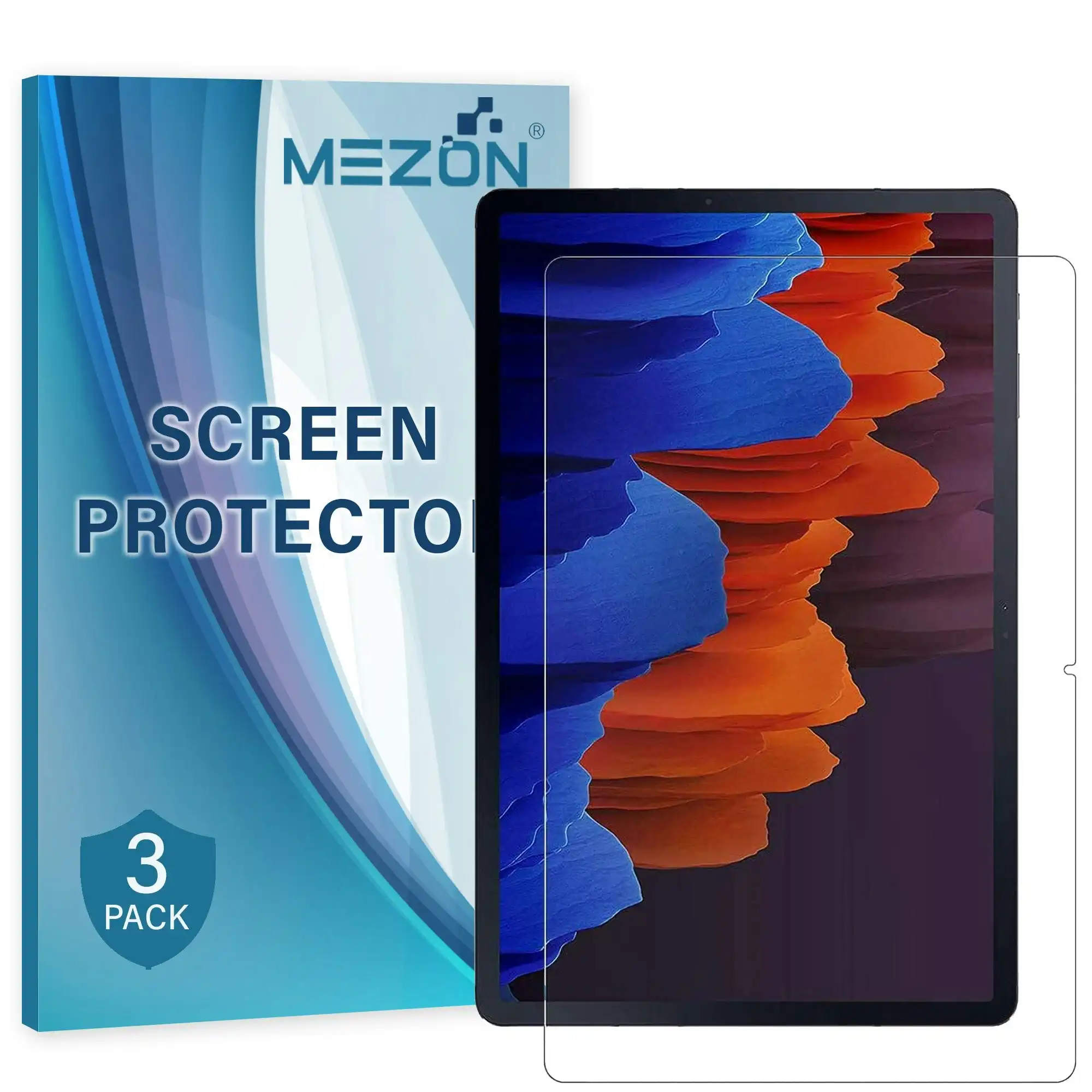 [3 Pack] MEZON Samsung Galaxy Tab S7 11" Anti-Glare Matte Film Screen Protector (SM-T870, T875, Matte)