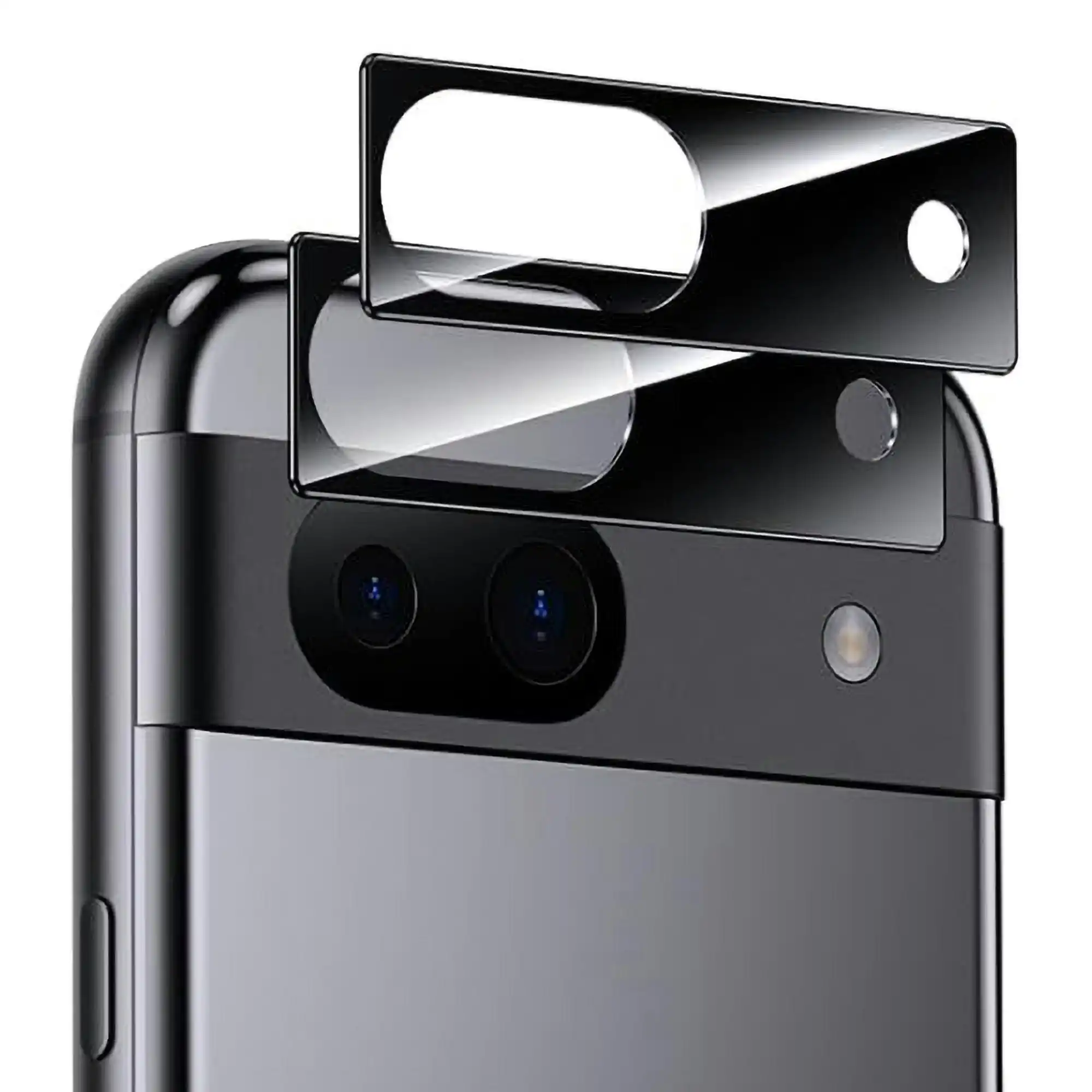 [2 Pack] MEZON Google Pixel 8a (6.1") Premium Full Coverage Camera Lens Tempered Glass (Pixel 8a, Lens HD)