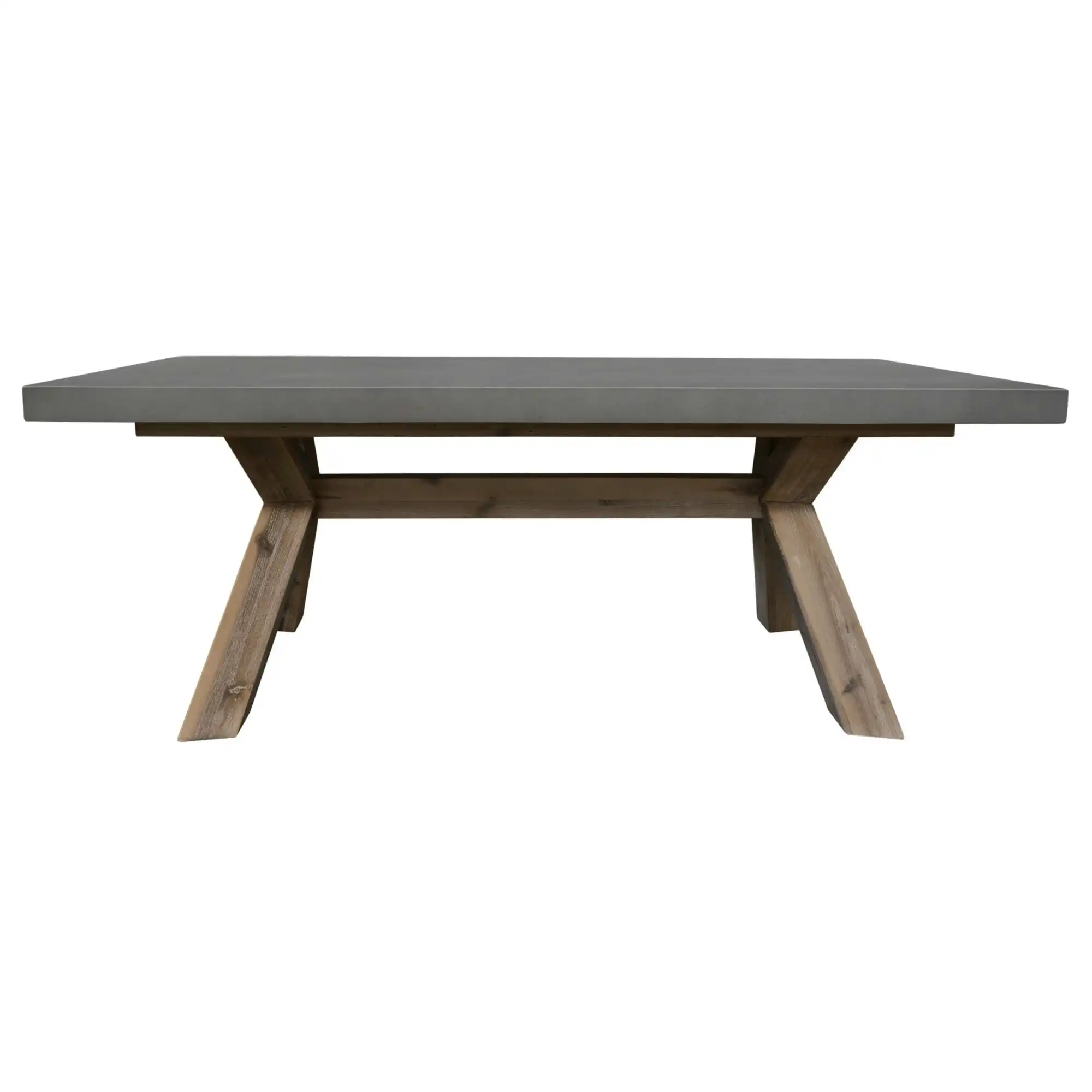 Stony Coffee Table with Concrete Top