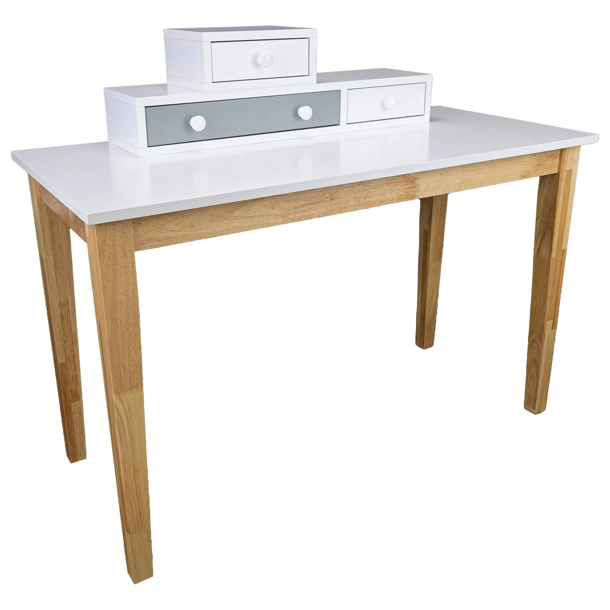 Reader Kids Study Desk Grey