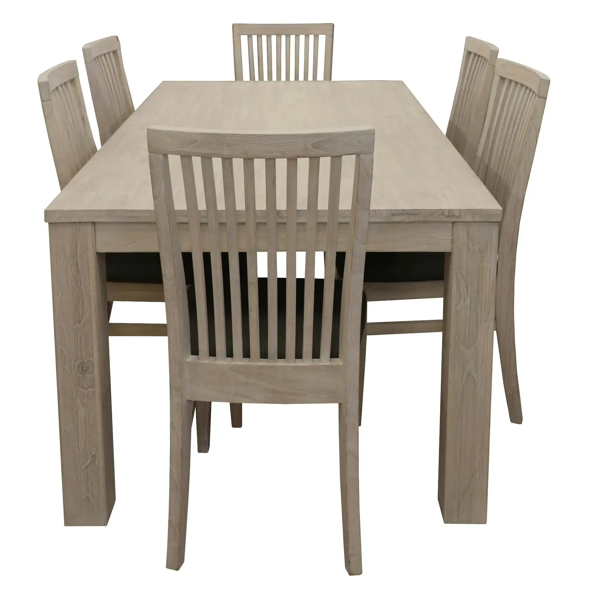 Foxglove 7pc 190cm Dining Table Chair Set