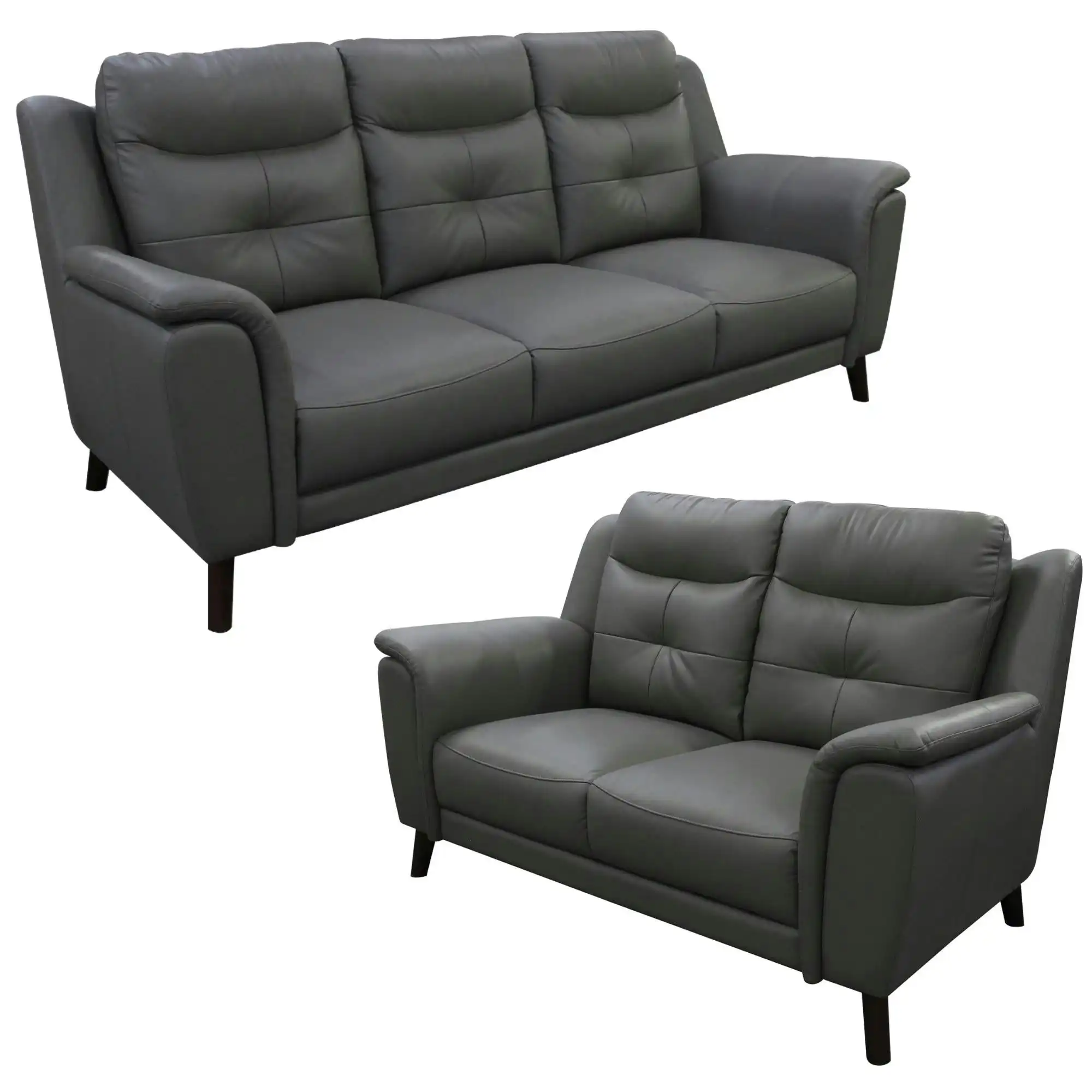Opal 2+3 Seater Leather Sofa