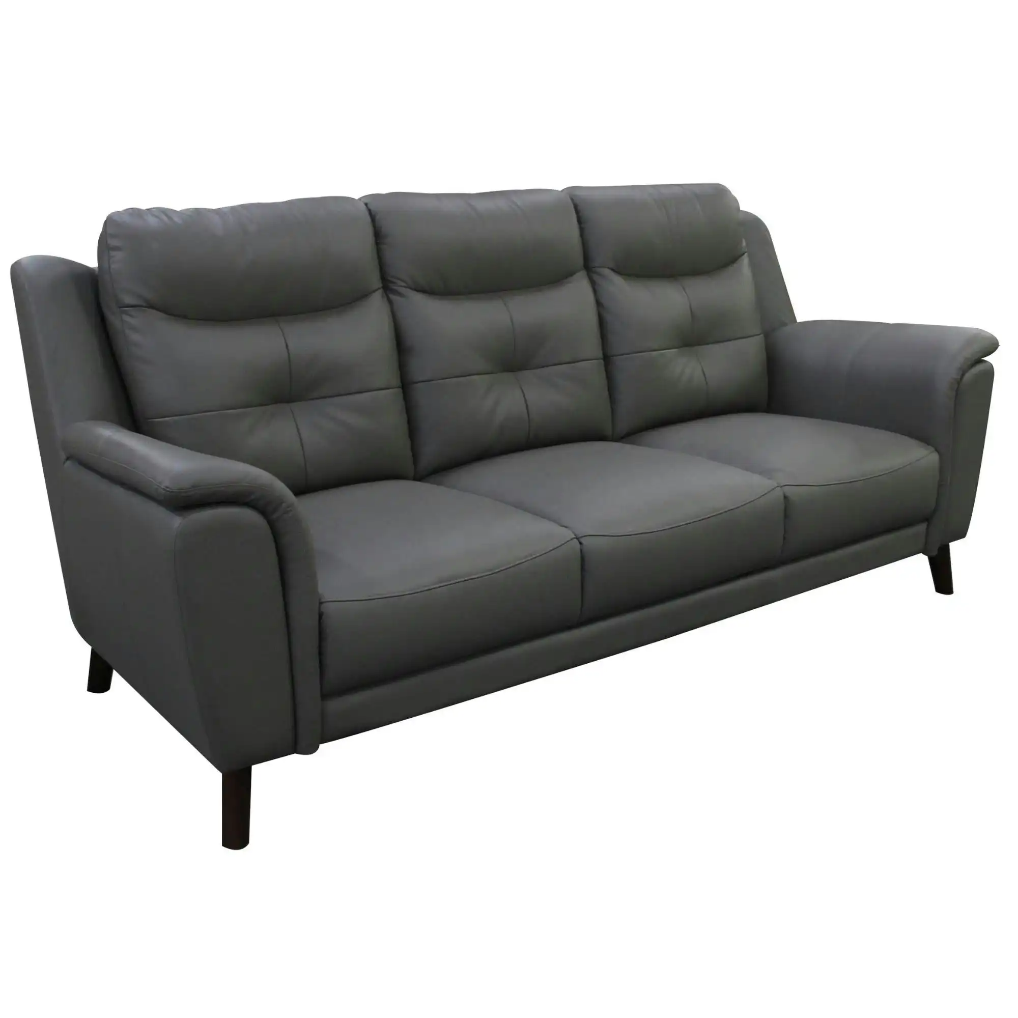 Opal 3 Seater Leather Sofa