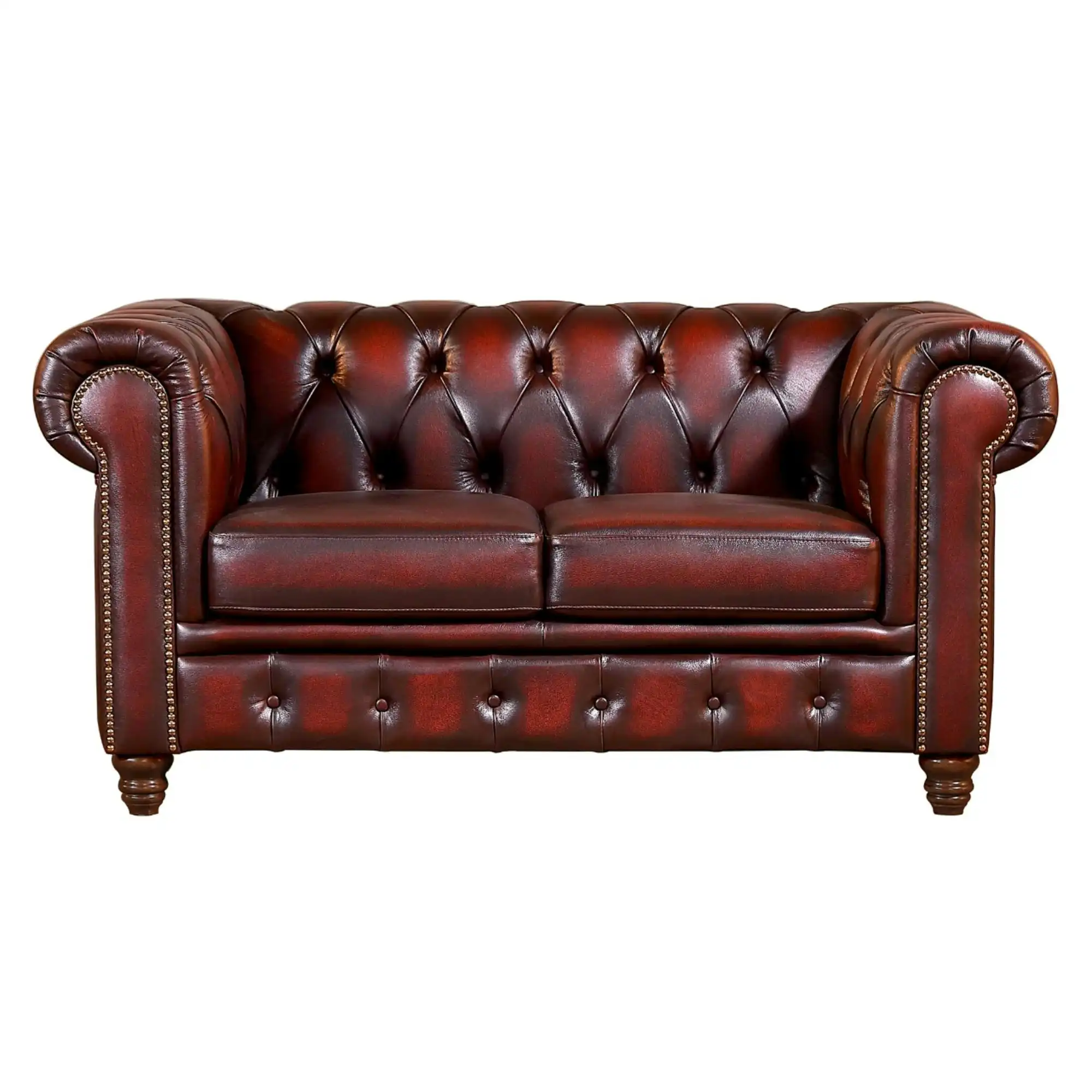 Max Chesterfield Leather Sofa