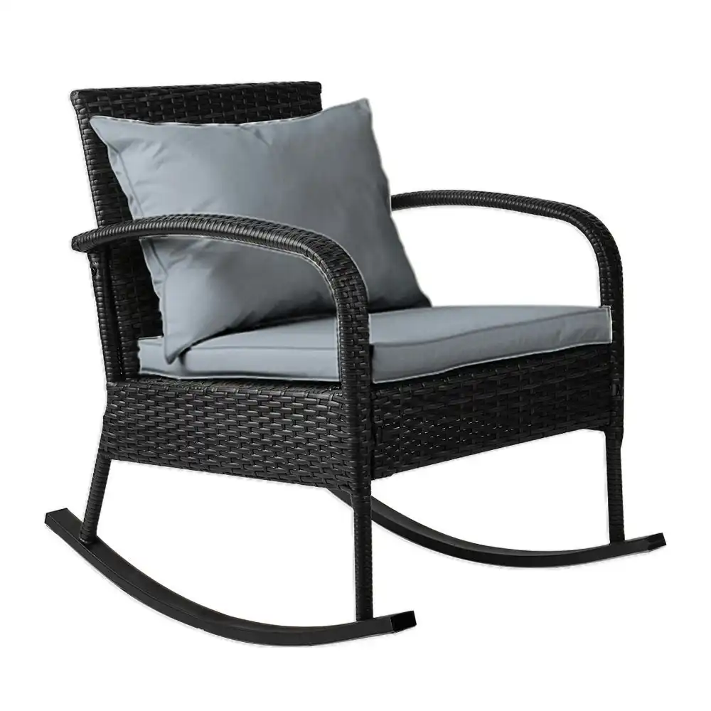 Gardeon Outdoor Wicker Rocking Chair Garden Patio Furniture
