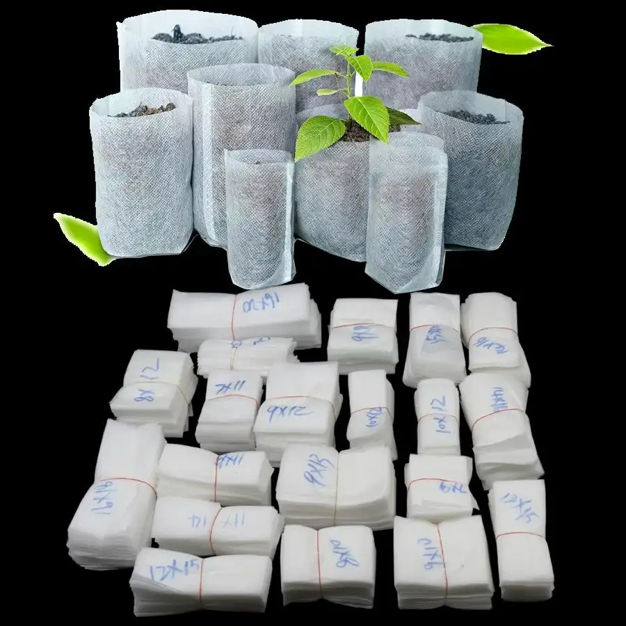 18 Sizes Biodegradable Non-woven Seedling Nursery Grow Bags