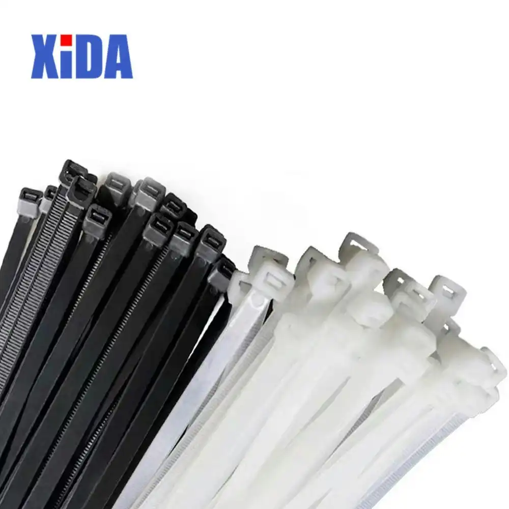 100PCS Zip/Cable Ties 6 sizes, 2 colors