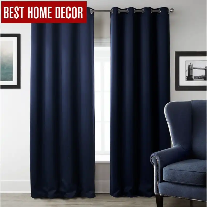 1 piece Modern blackout curtains for window 6 colors, 8 sizes