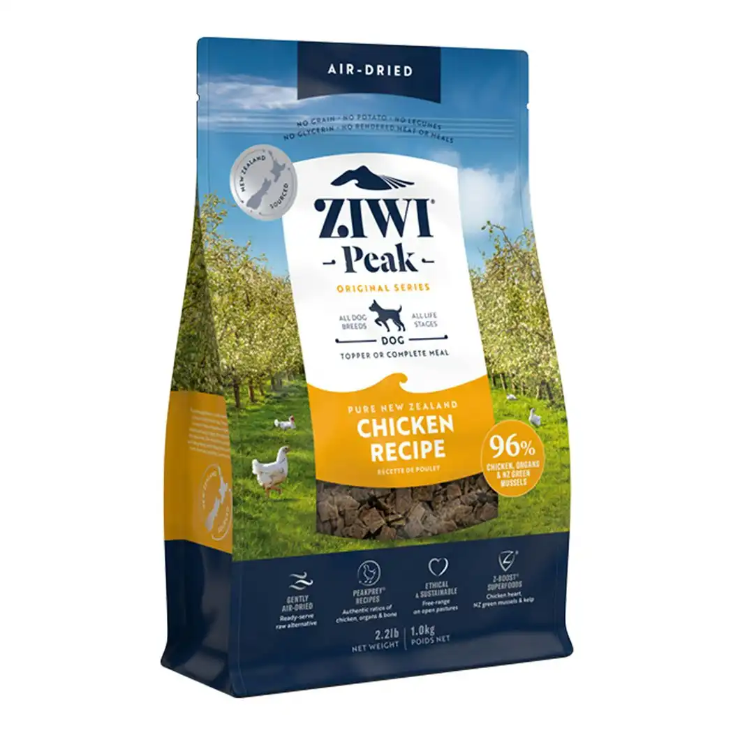 Ziwi Peak Air Dried Dog Food 1kg Chicken