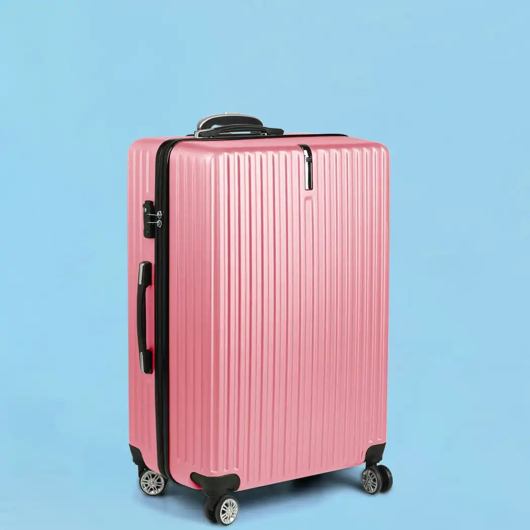 Slimbridge 28" Inch Luggage Suitcase Travel TSA Lock Hard Shell Carry Rose Gold