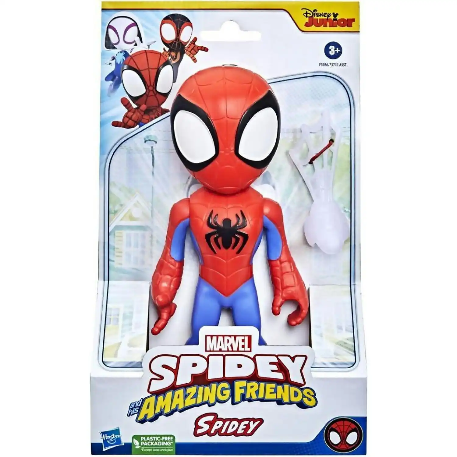 Marvel - Spidey And His Amazing Friends Supersized Spidey Action Figure - Hasbro