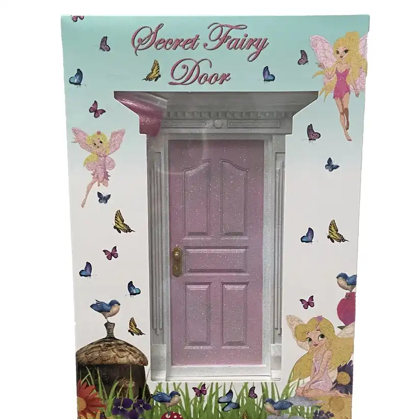 Cotton Candy -  Light Pink Glitter Secret Fairy Door