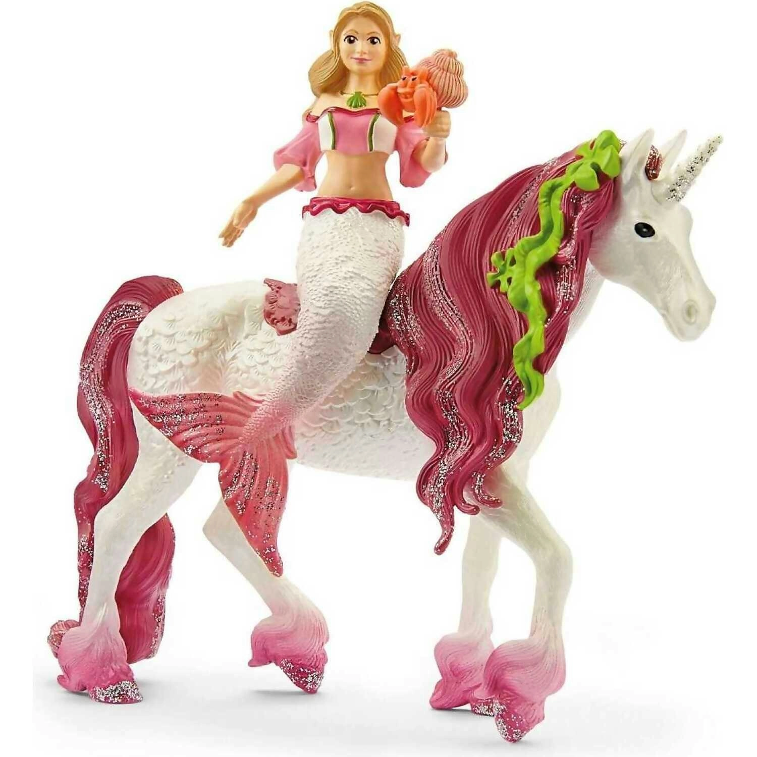 Schleich - Mermaid Feya On Underwater Unicorn