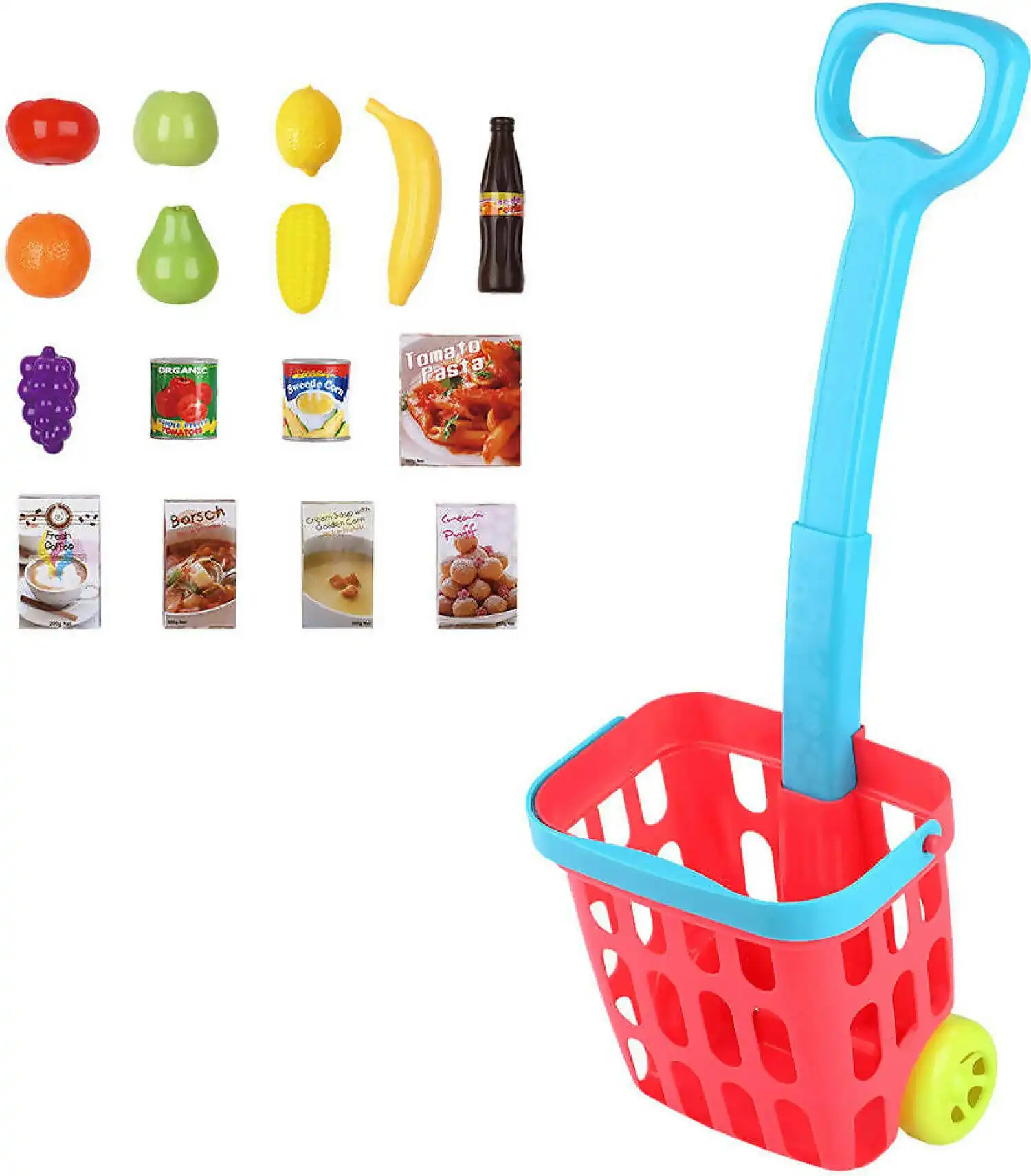 Playgo Toys Ent. Ltd. - Rolling Shopping Basket