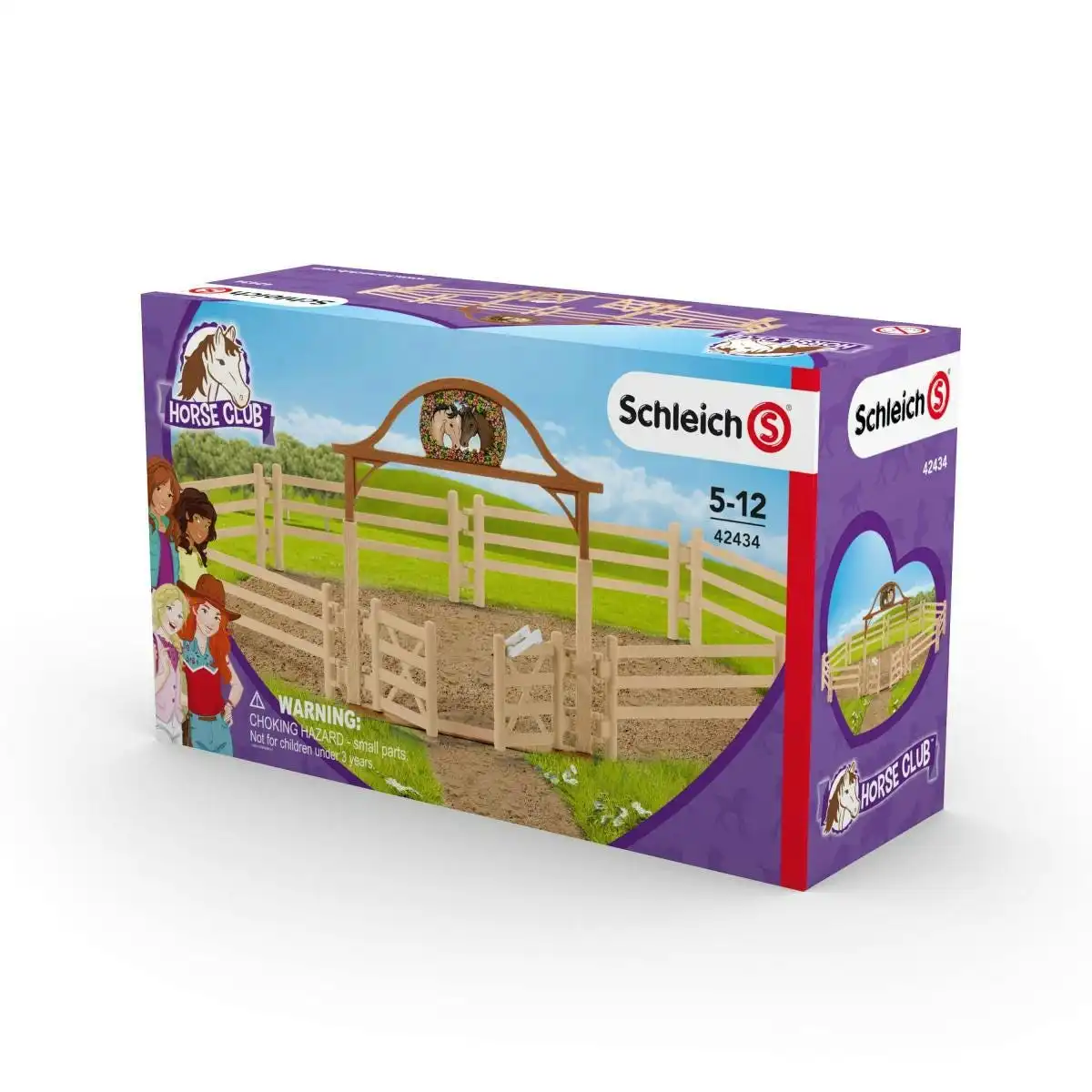 Schleich - Paddock With Entry Gate Animal Playset