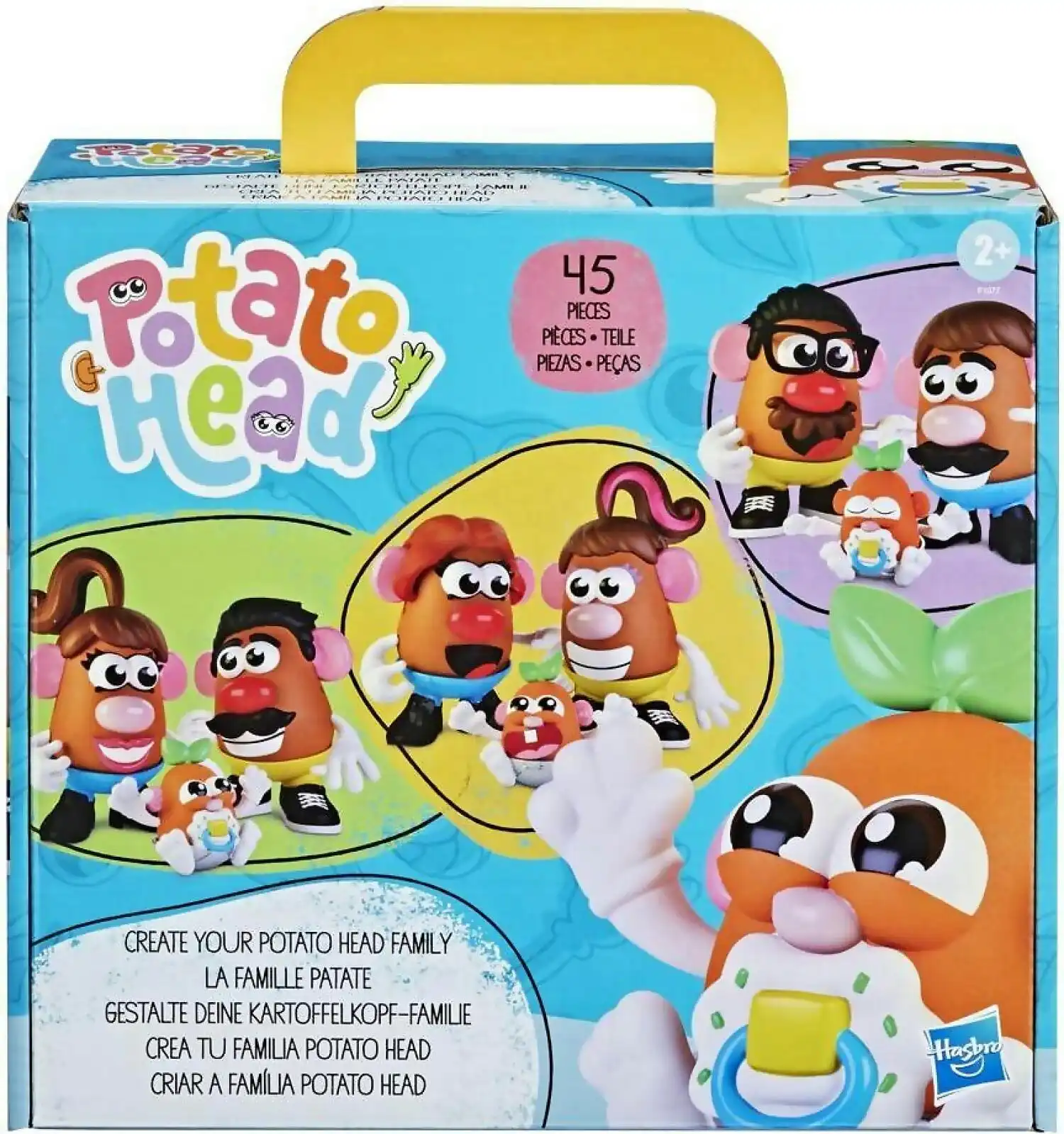 Potato Head - Create Your Potato Head Family Toy For Kids Ages 2 And Up With 45 Pieces To Customize Potato Families
