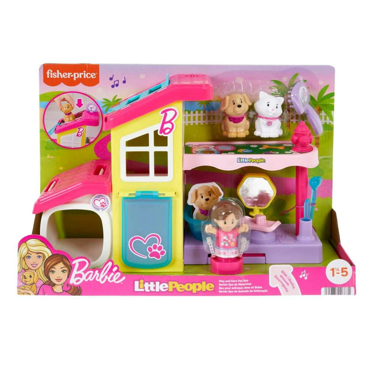 Barbie® Play and Care Pet Spa by Little People®