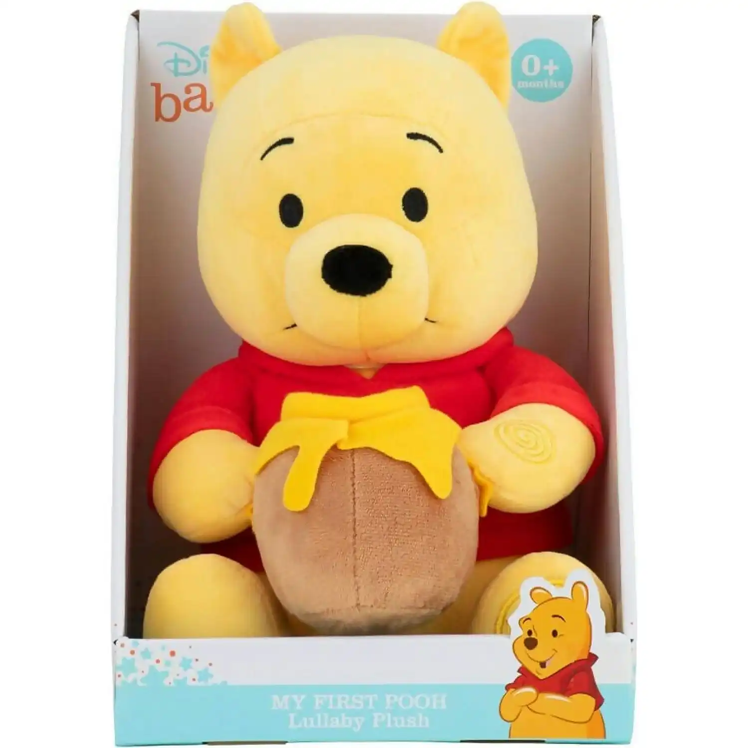 Winnie The Pooh - My First Pooh Lullaby Soft Toy Plush - Jasnor