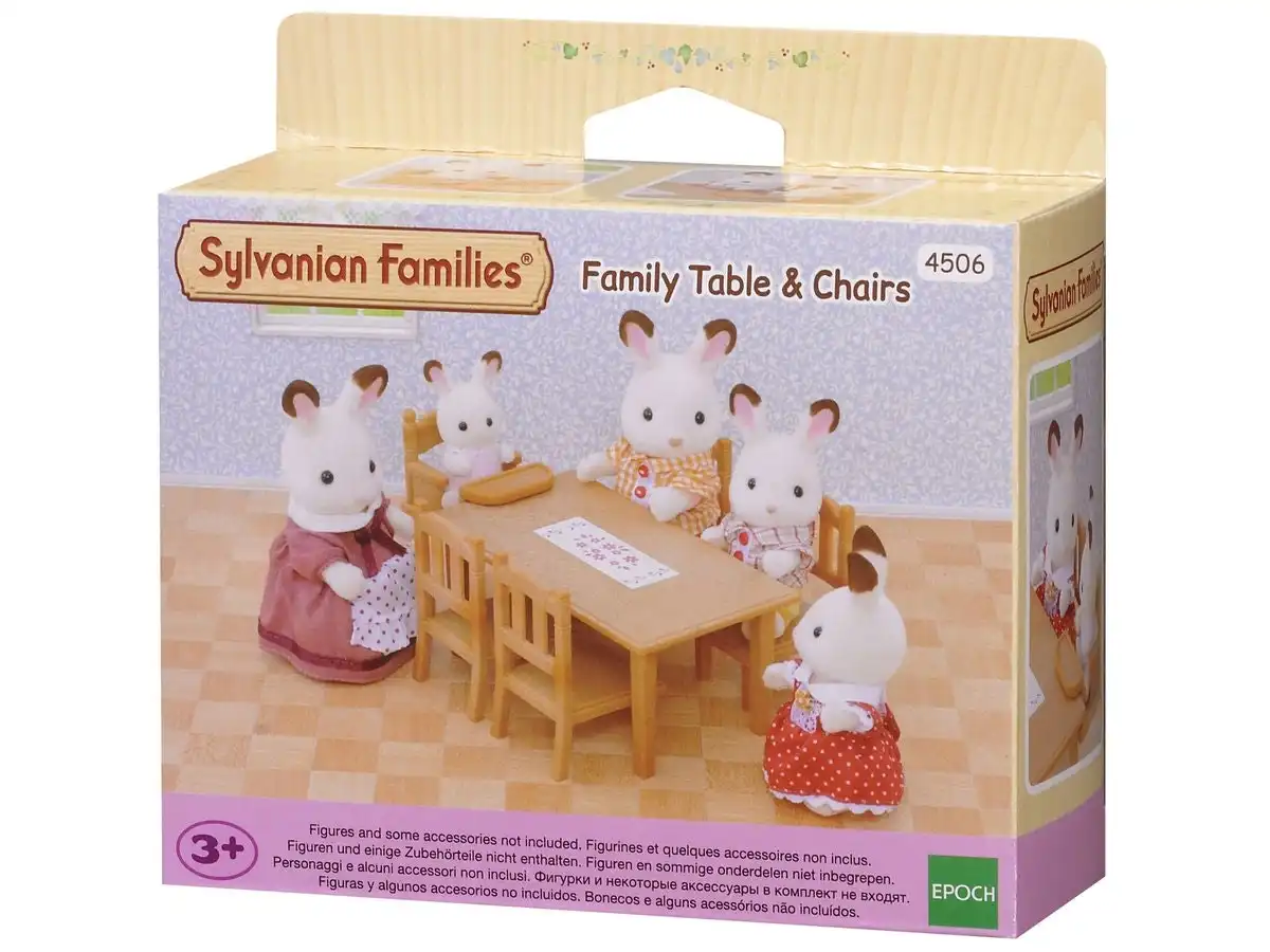 Sylvanian Families - Family Table & Chairs Animal Doll Playset