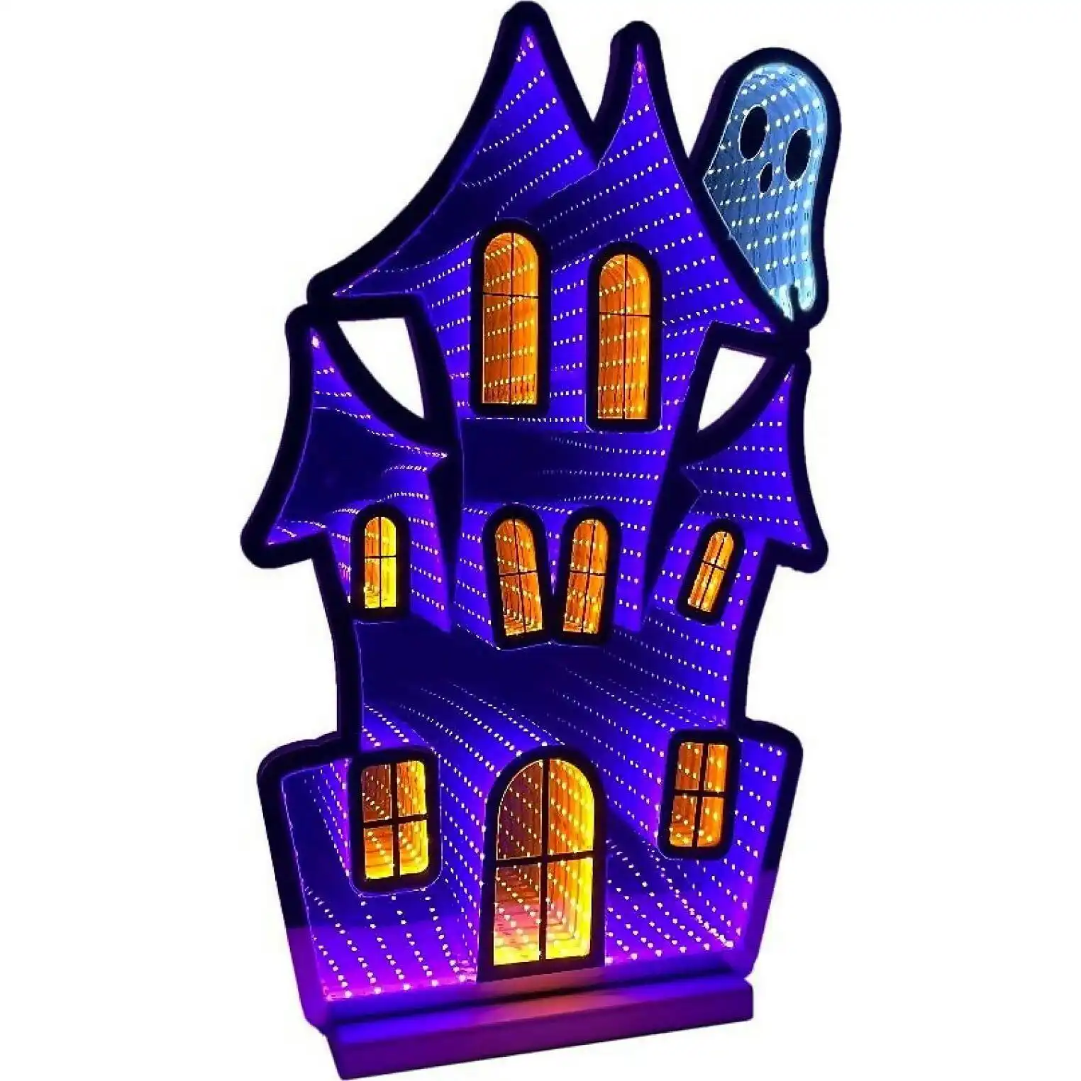 Cotton Candy - Halloween House Infinity Led Mirror Light Display 60cm