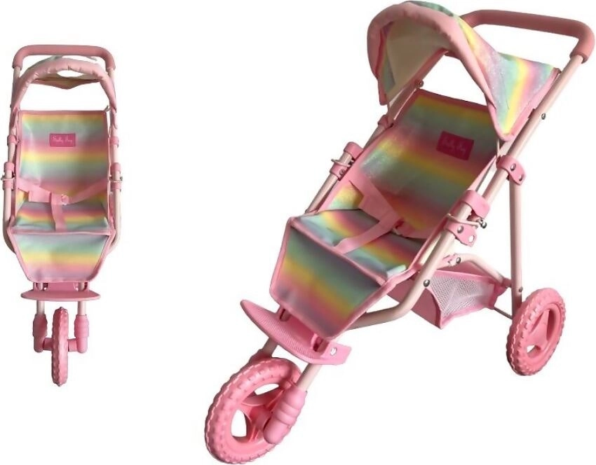 Sally Fay - Rainbow Jogger Doll Pram