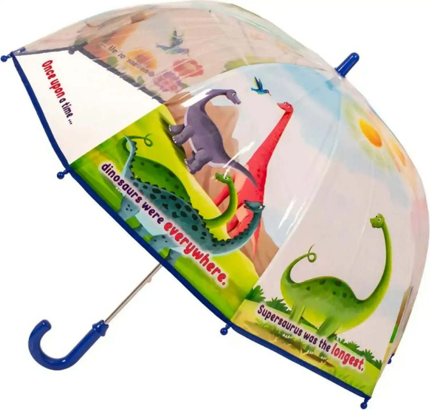 Fun Brellerz - Dinosaurs Once Upon A Time Kids Dome Umbrella
