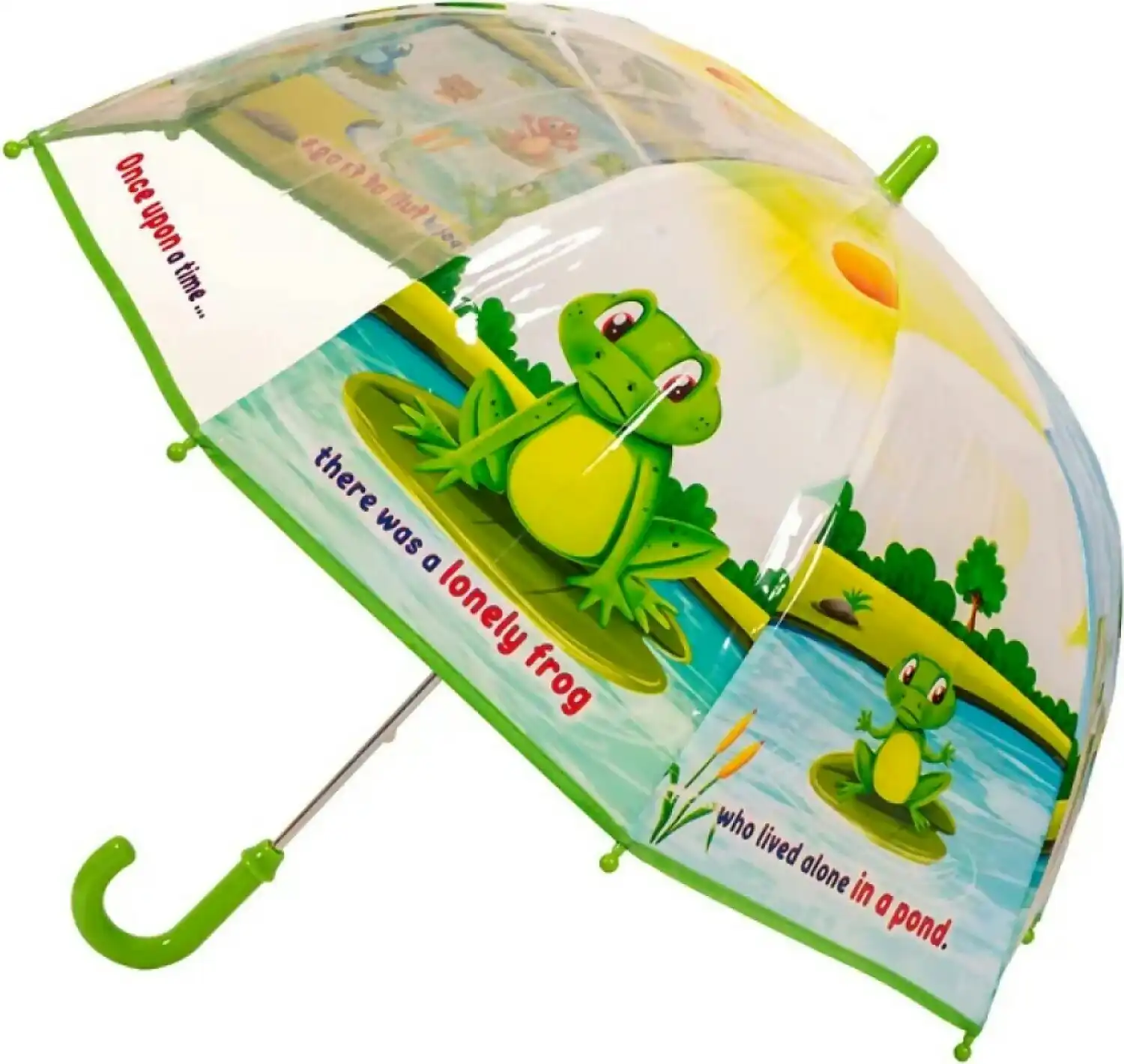 Fun Brellerz - Lonely Frog Once Upon A Time Kids Dome Umbrella