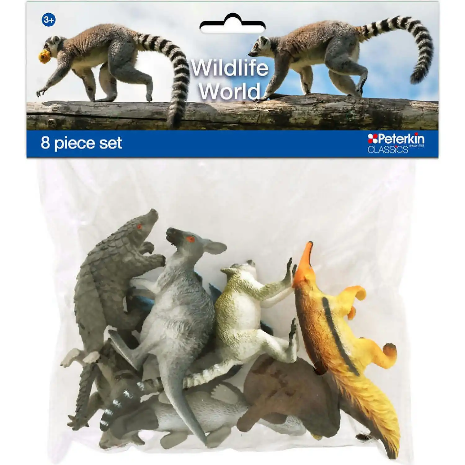 Peterkin - Classics Wildlife World 8 Piece Figure Set
