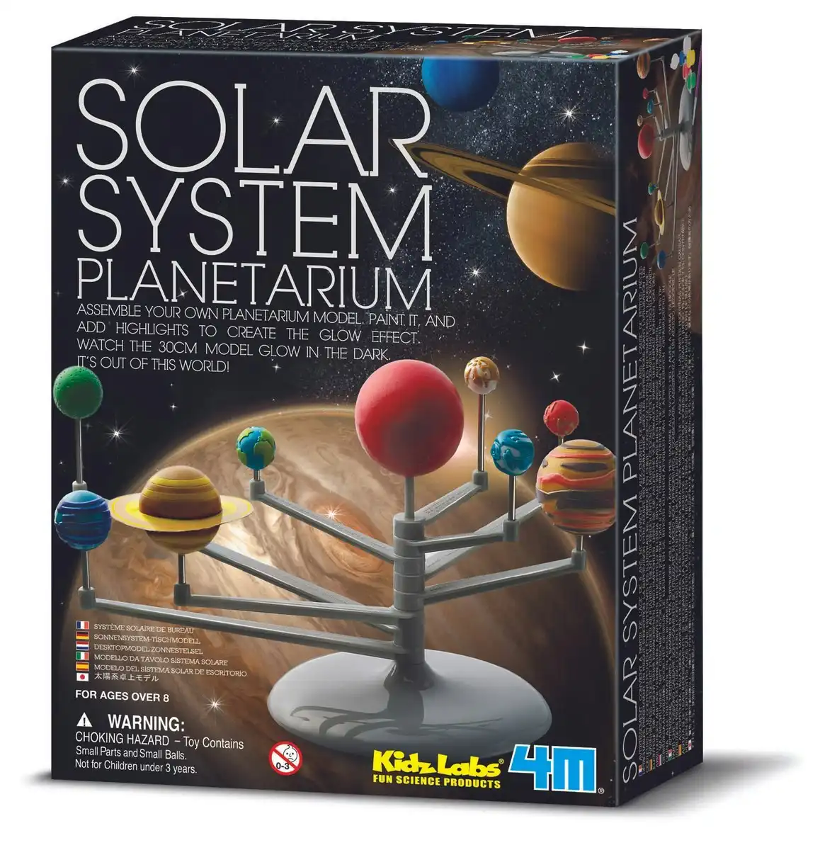 4M - Solar System Planetarium Glow Model Kit