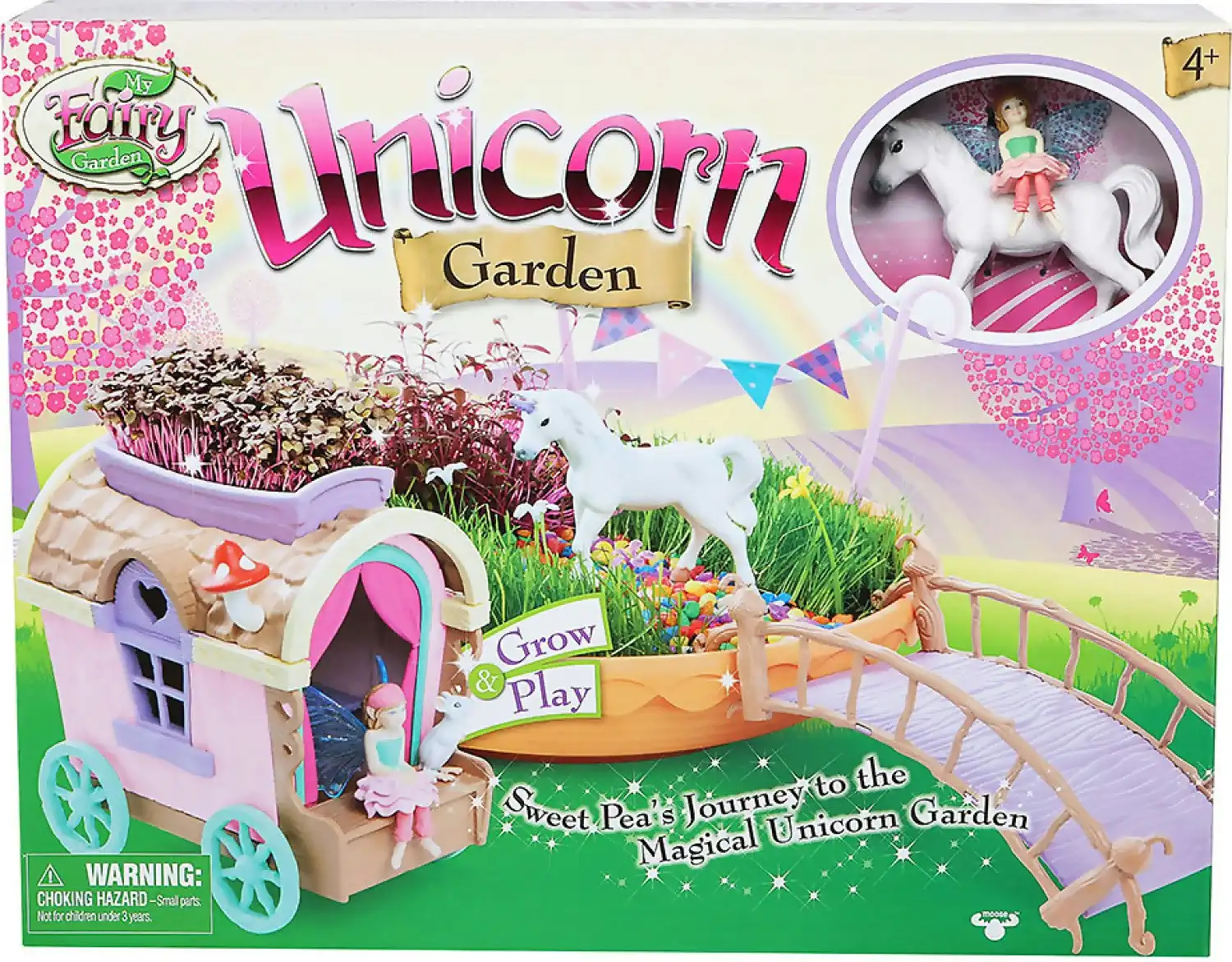 My Fairy Garden - Unicorn Garden And Caravan