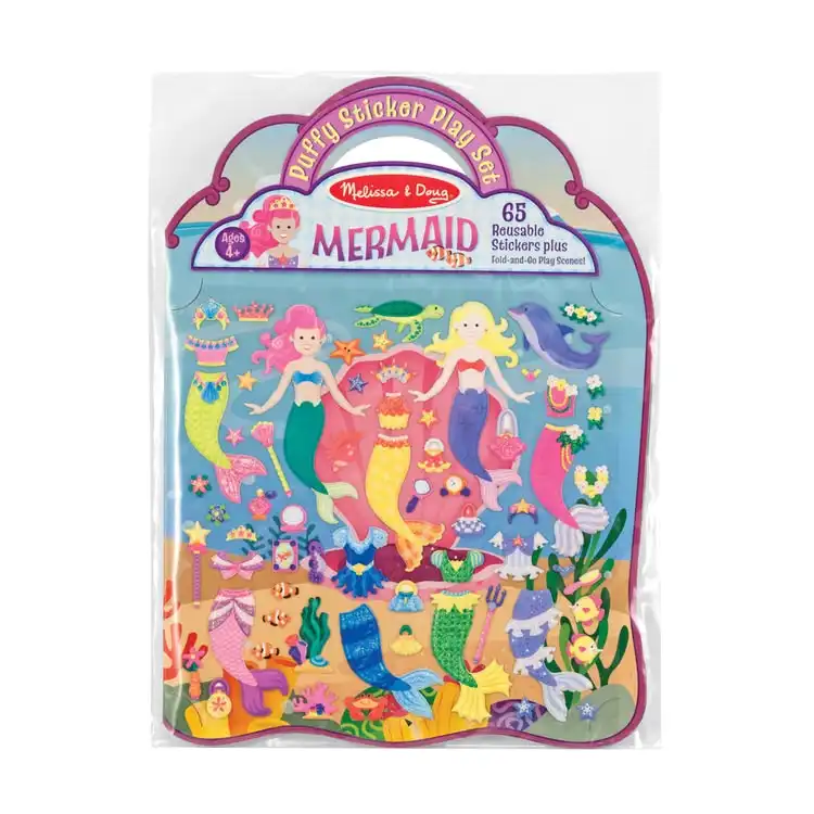 Melissa & Doug - Puffy Sticker Play Set: Mermaid