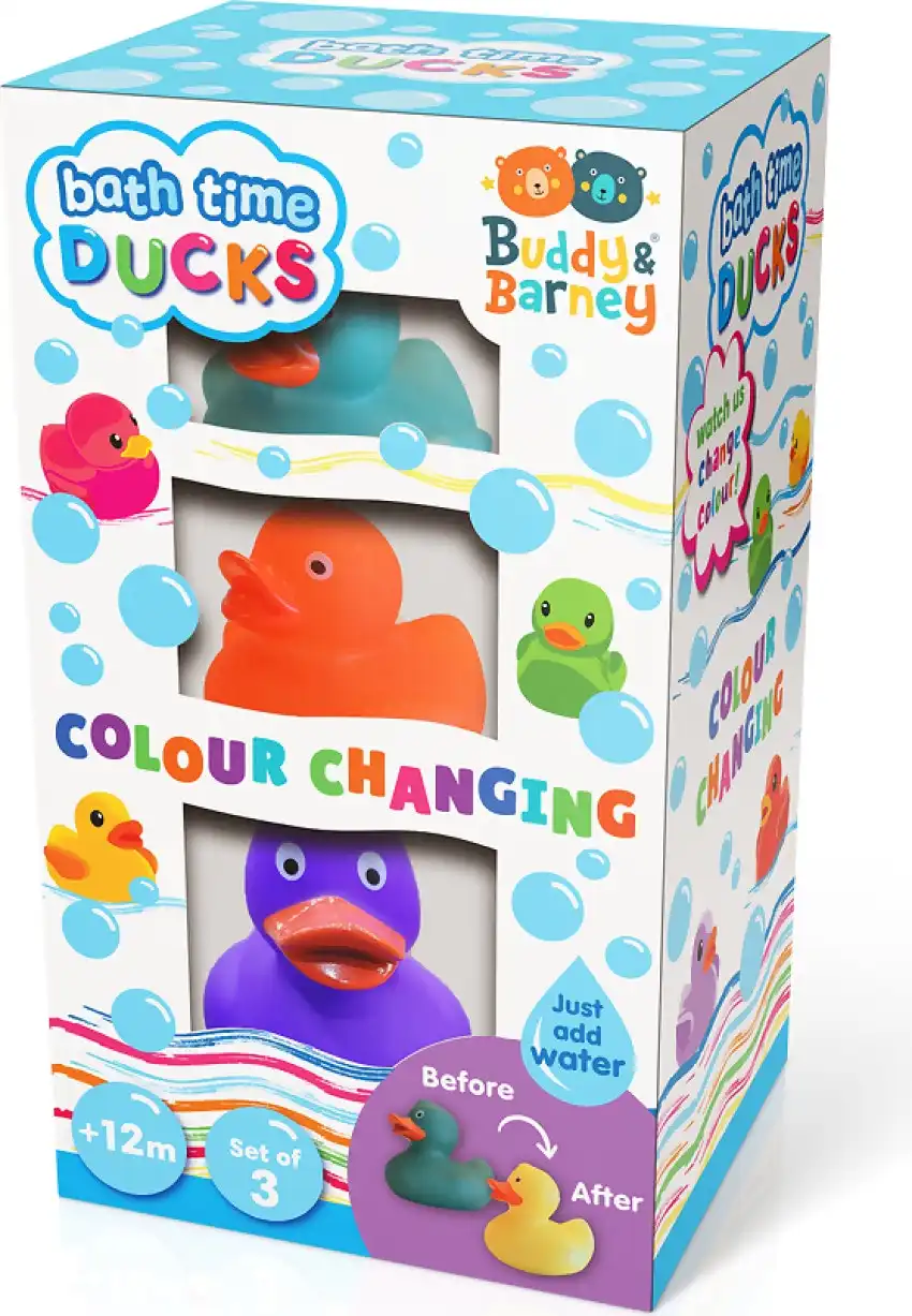 Buddy & Barney - Colour Changing Ducks Set