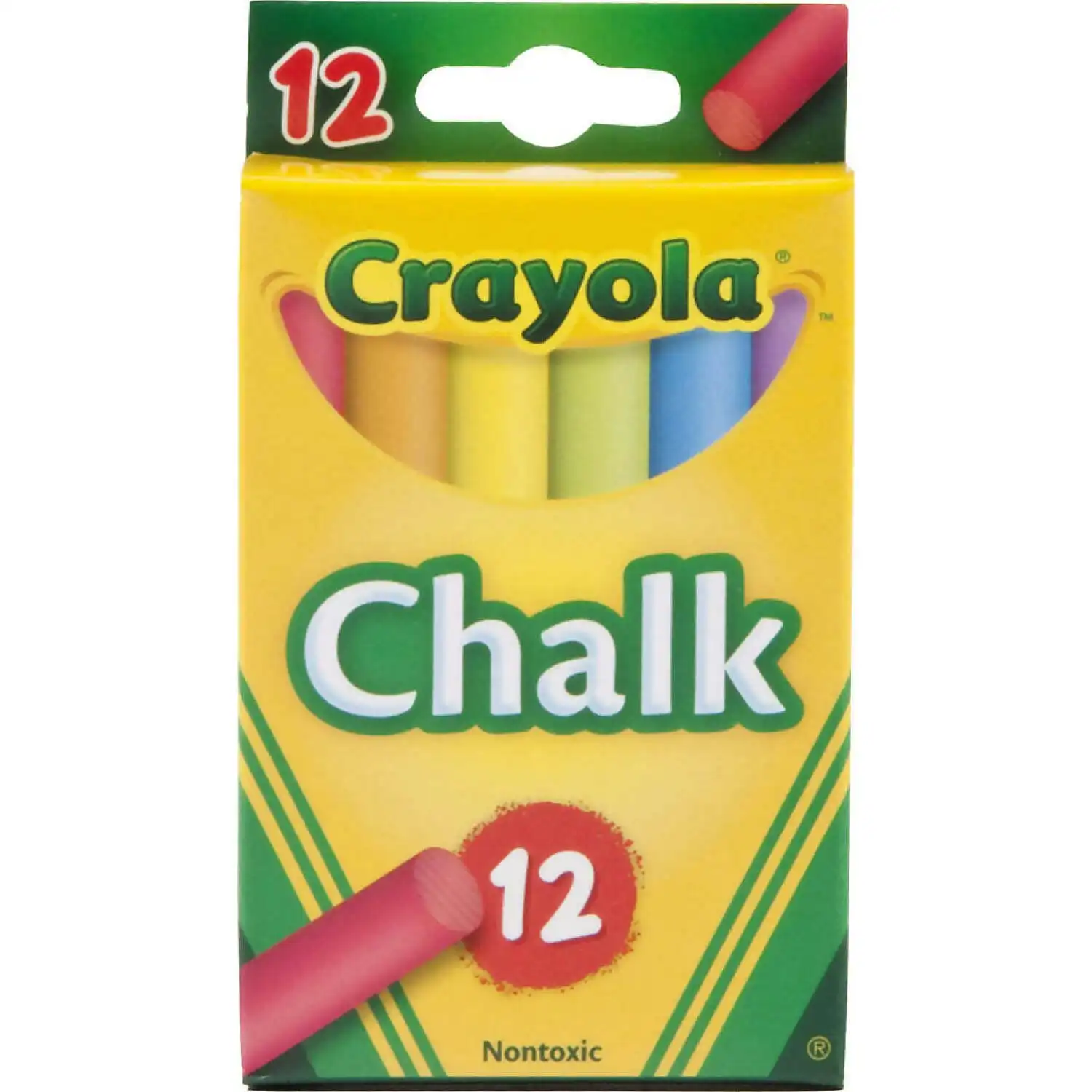 Crayola - 12 Colored Chalk Sticks