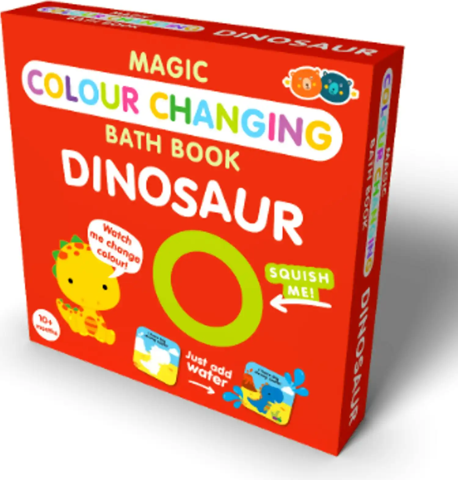 Buddy & Barney - Magic Colour Changing Bath Book - Dinosaur - Mh