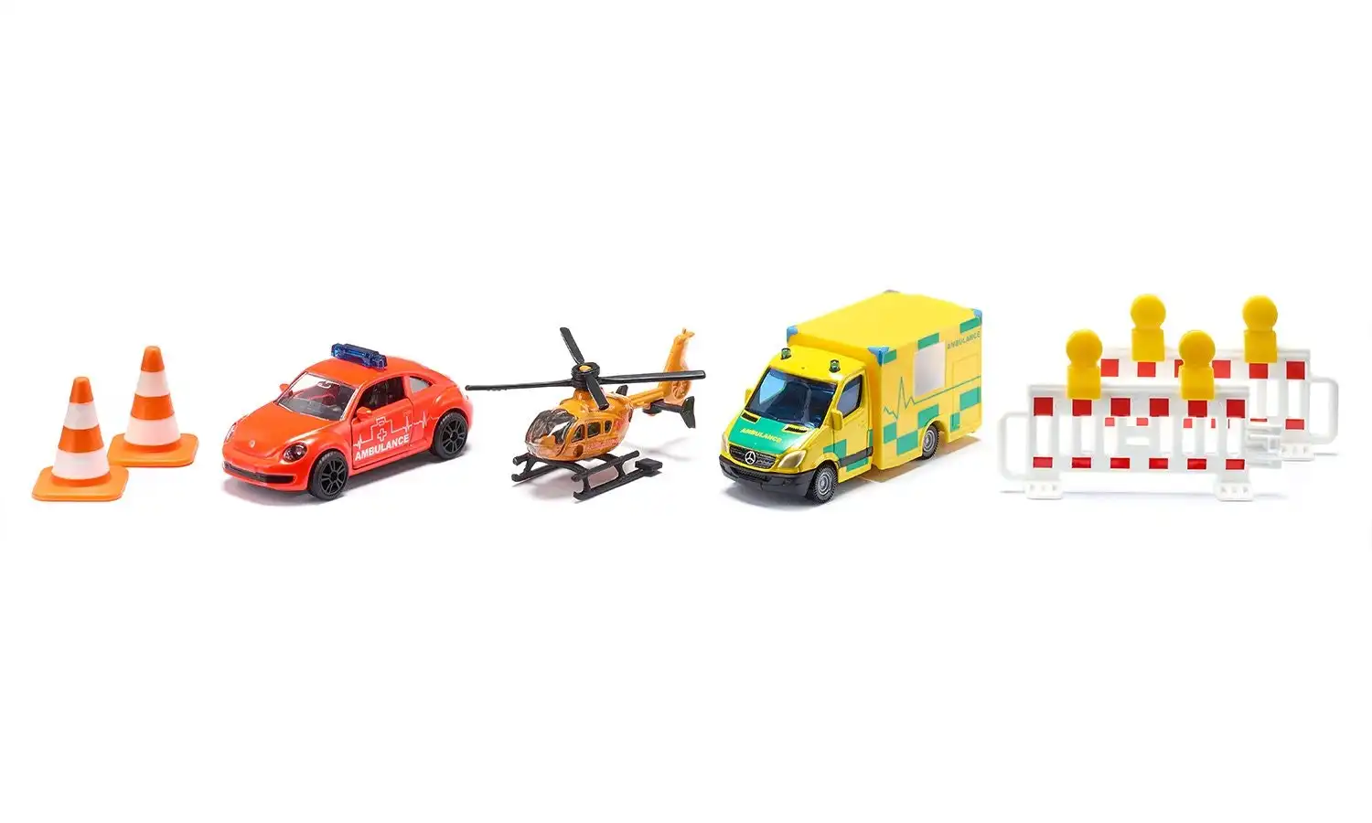 Siku - Emergency Vehicle Rescue Gift Set 3 X Vehicle Playset Includes Accessories